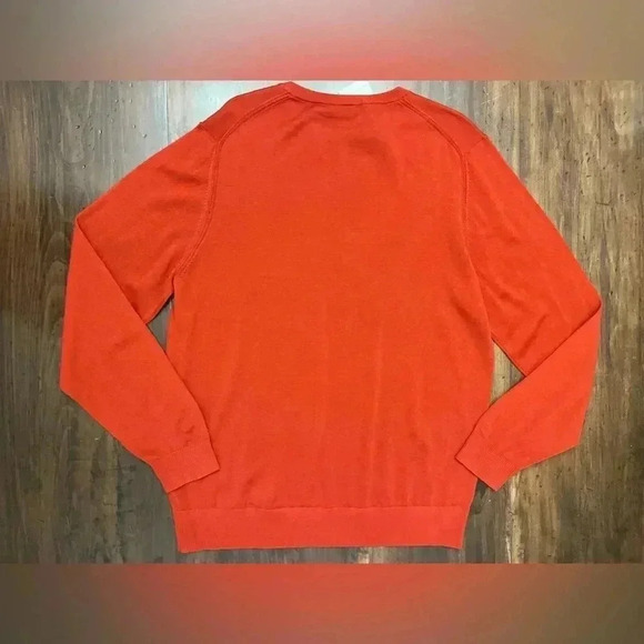 RODD & GUNN Hillend 100% Merino Wool Crew Neck Sweater color Bordeaux Rust XXL - Picture 11 of 12